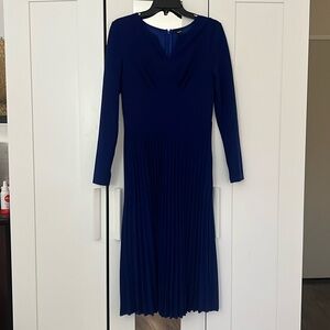 Cobalt Blue pleated dress from SHEIN size medium